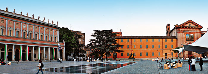 Piazza della Vittoria in Reggio Emilia